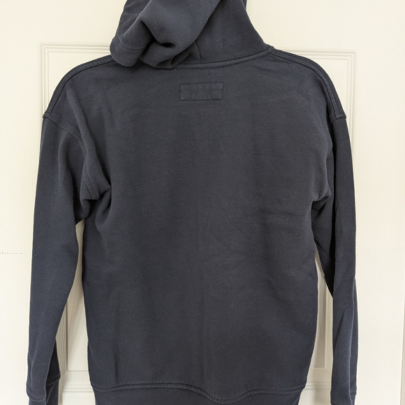 Abercrombie Kids Navy Blue Zip-Up Sweatshirt - Picture 3 of 4